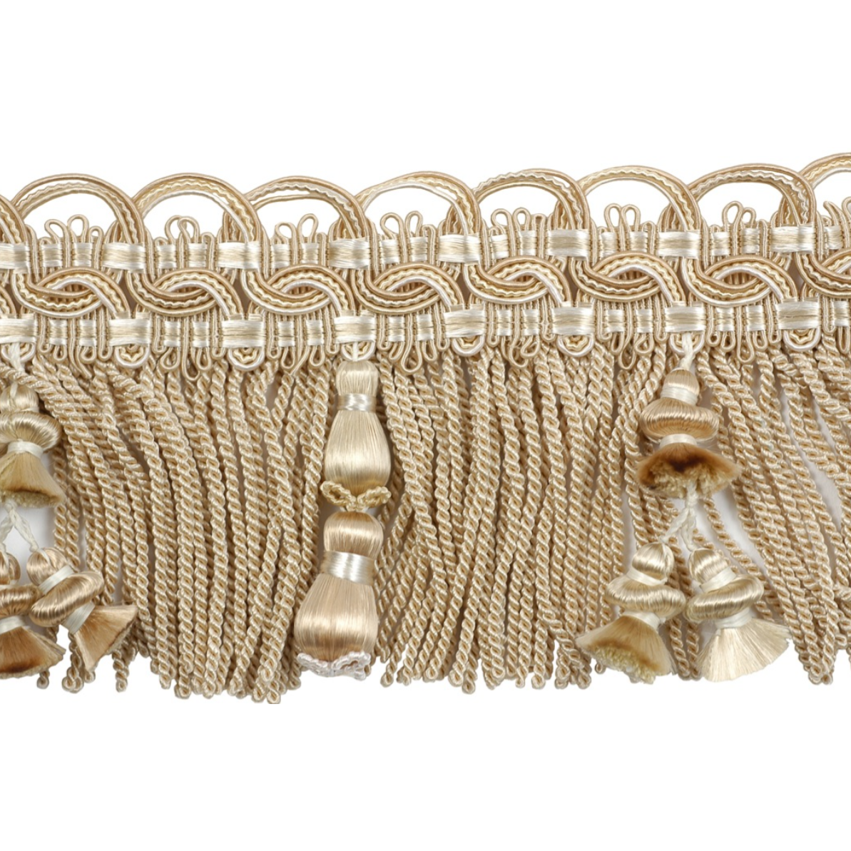 Atelier Tassel Fringe 95mm Trim Champagne