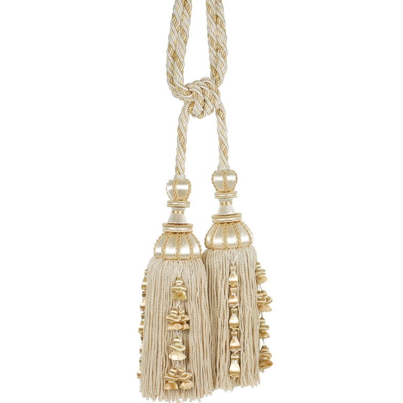 Atelier Two Tassel Tie Back Bisque