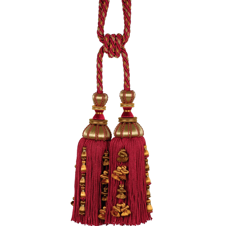 Atelier Two Tassel Tie Back Rouge