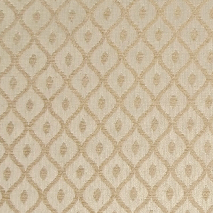 Audley Trellis Damask Chenille Taupe