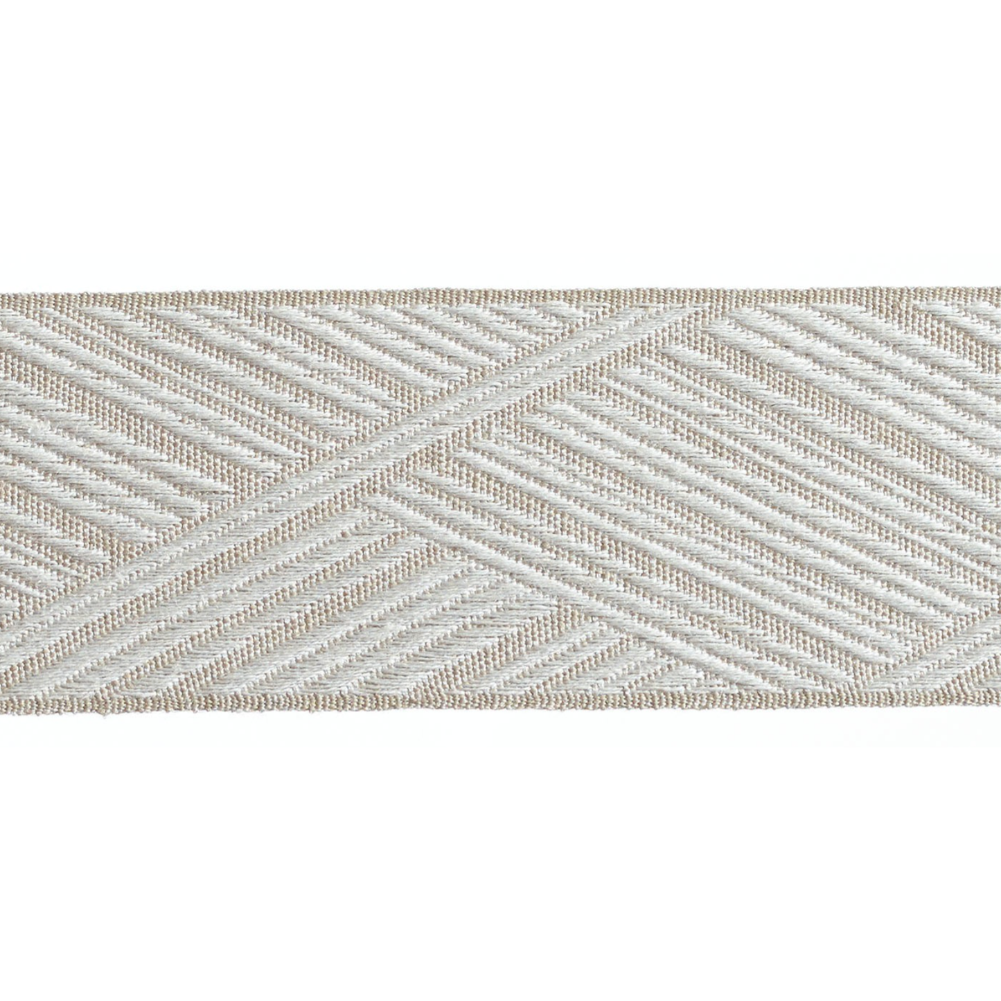 Baya Border Braid 60mm Trim Winter Linen