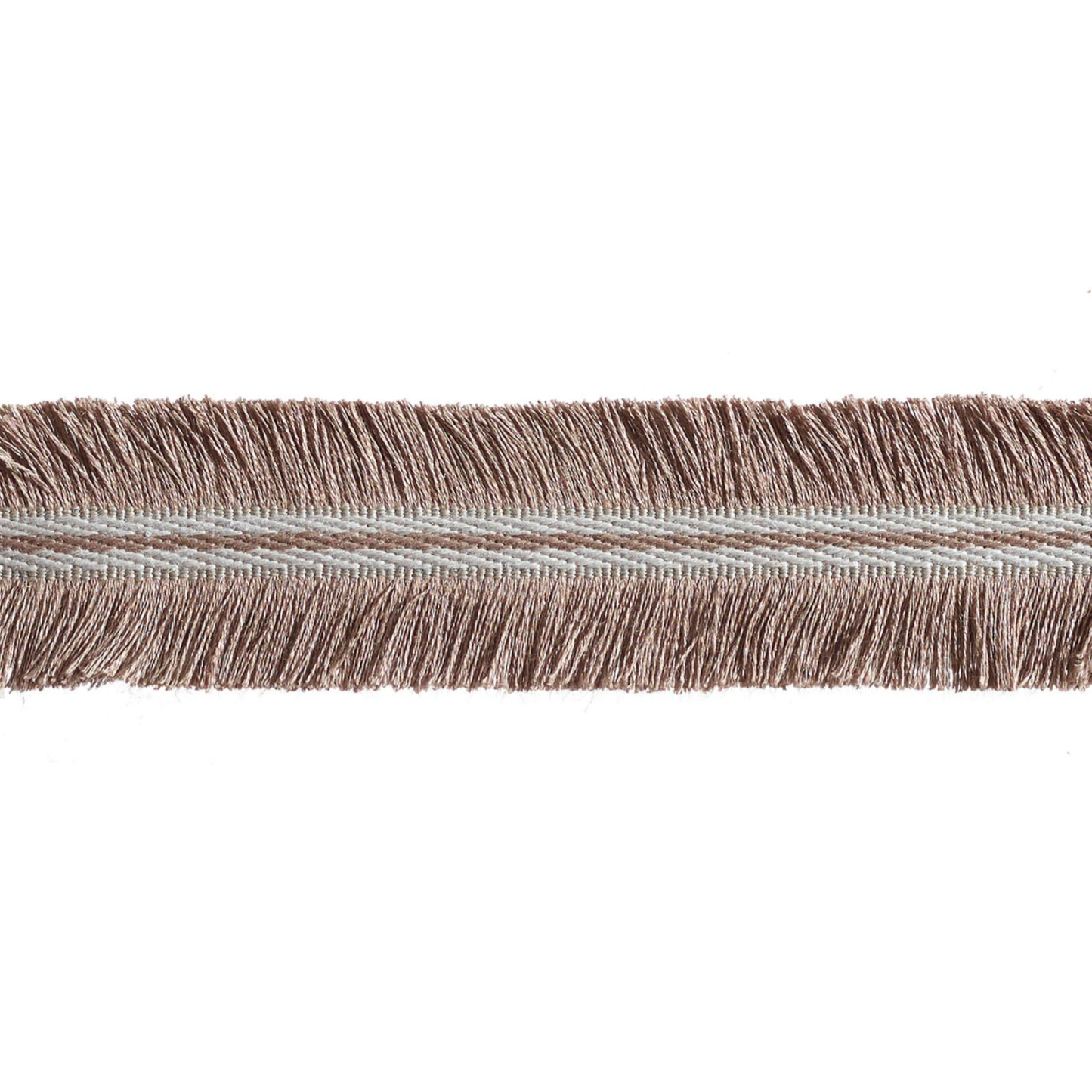 Baya Brush Fringe Braid 45mm Trim Truffle