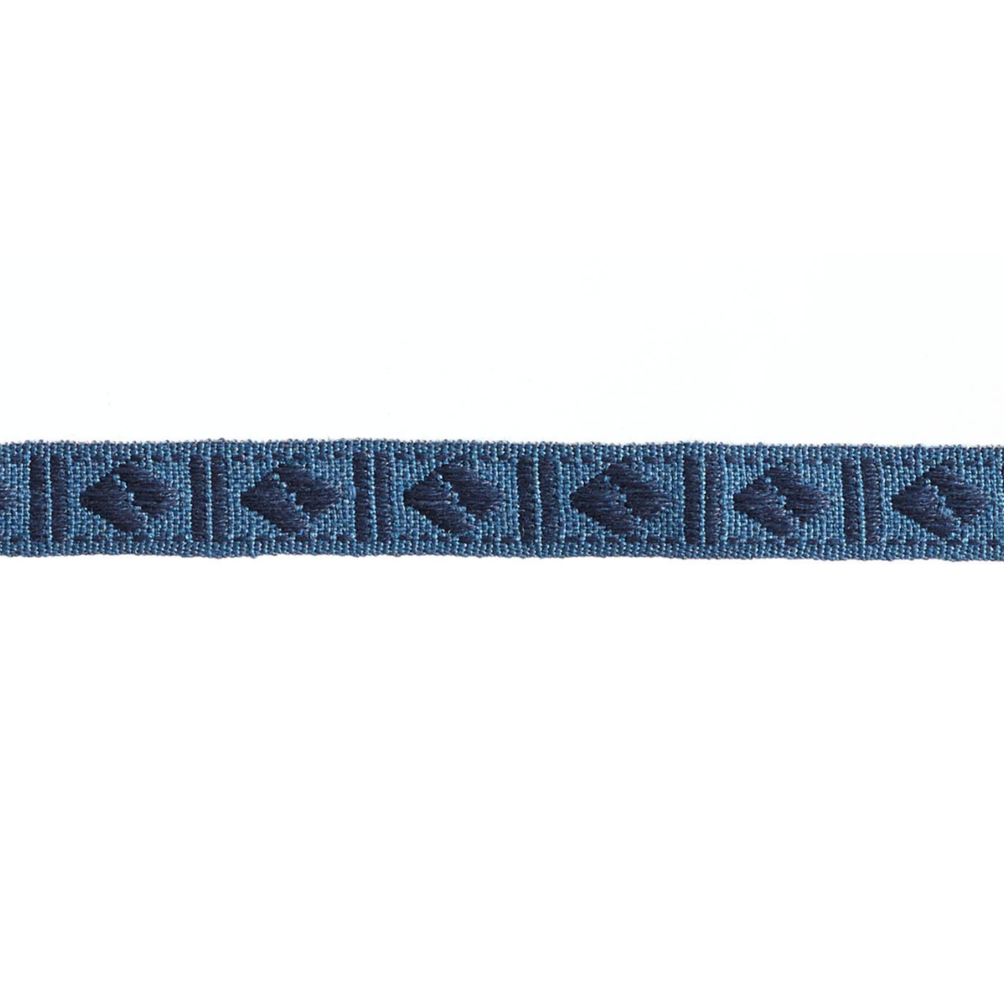 Baya Diamond Braid 14mm Trim Denim