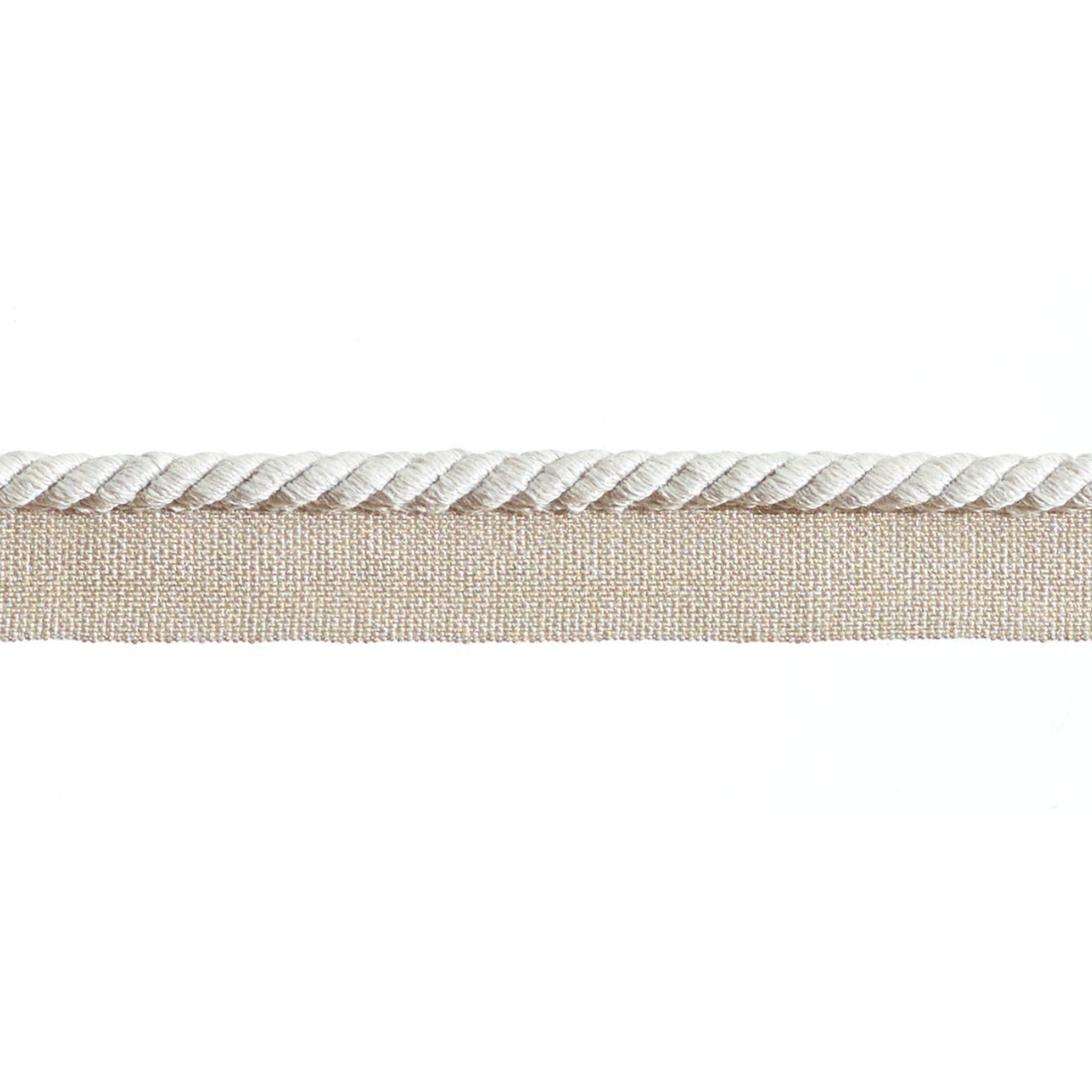 Baya Lip Cord 5mm Trim Winter Linen