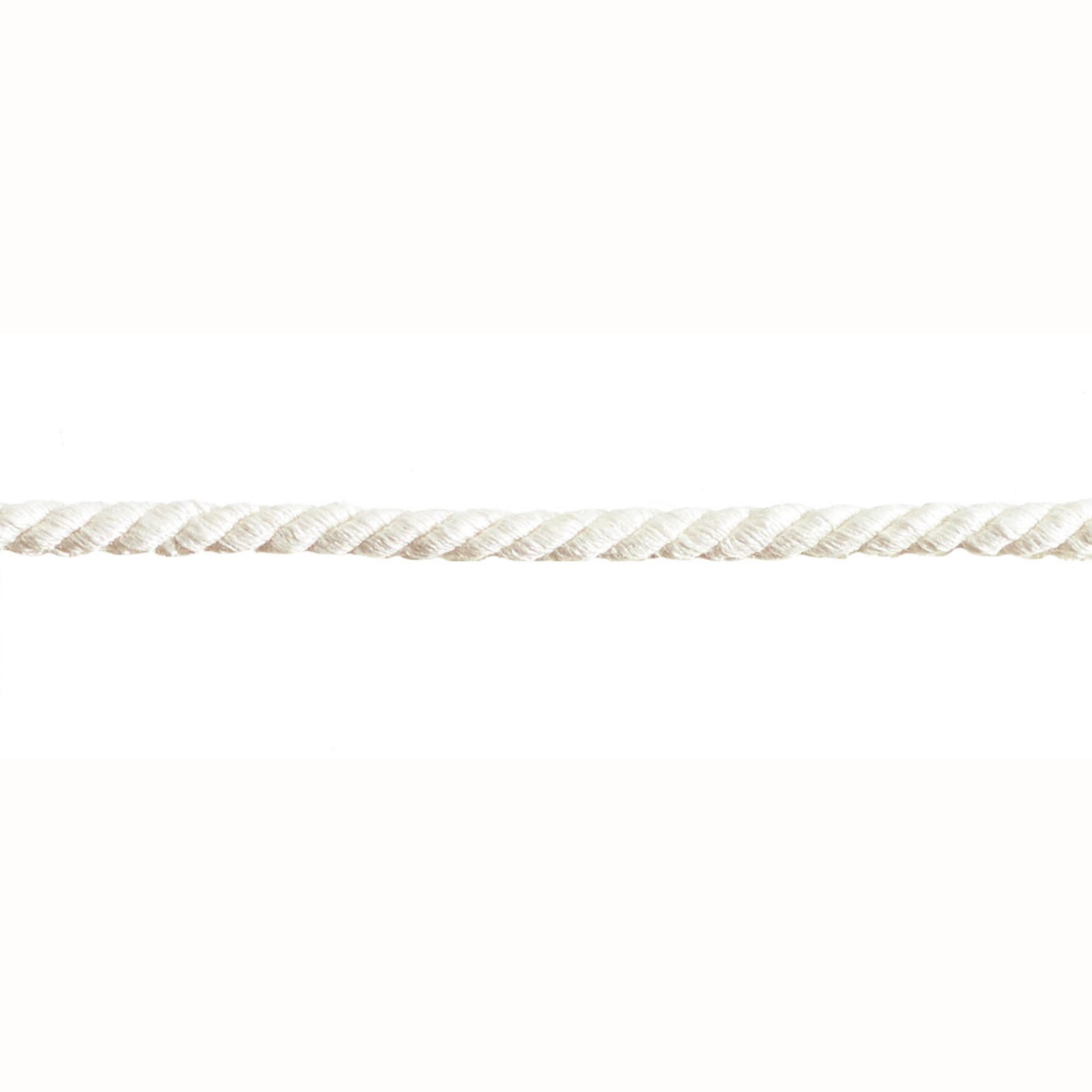 Cord trim in parchment on a white background