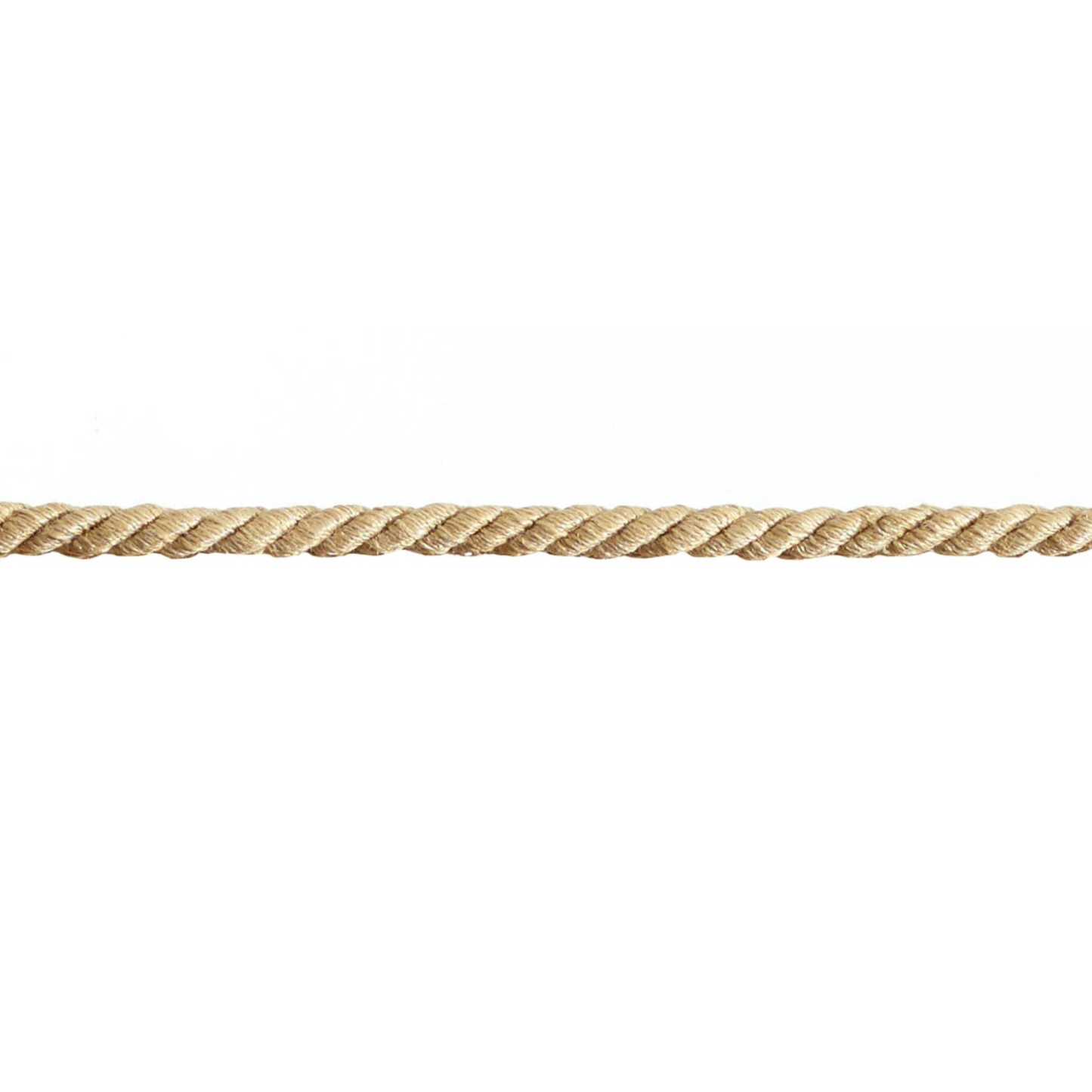 Cord trim in wheat on a white background