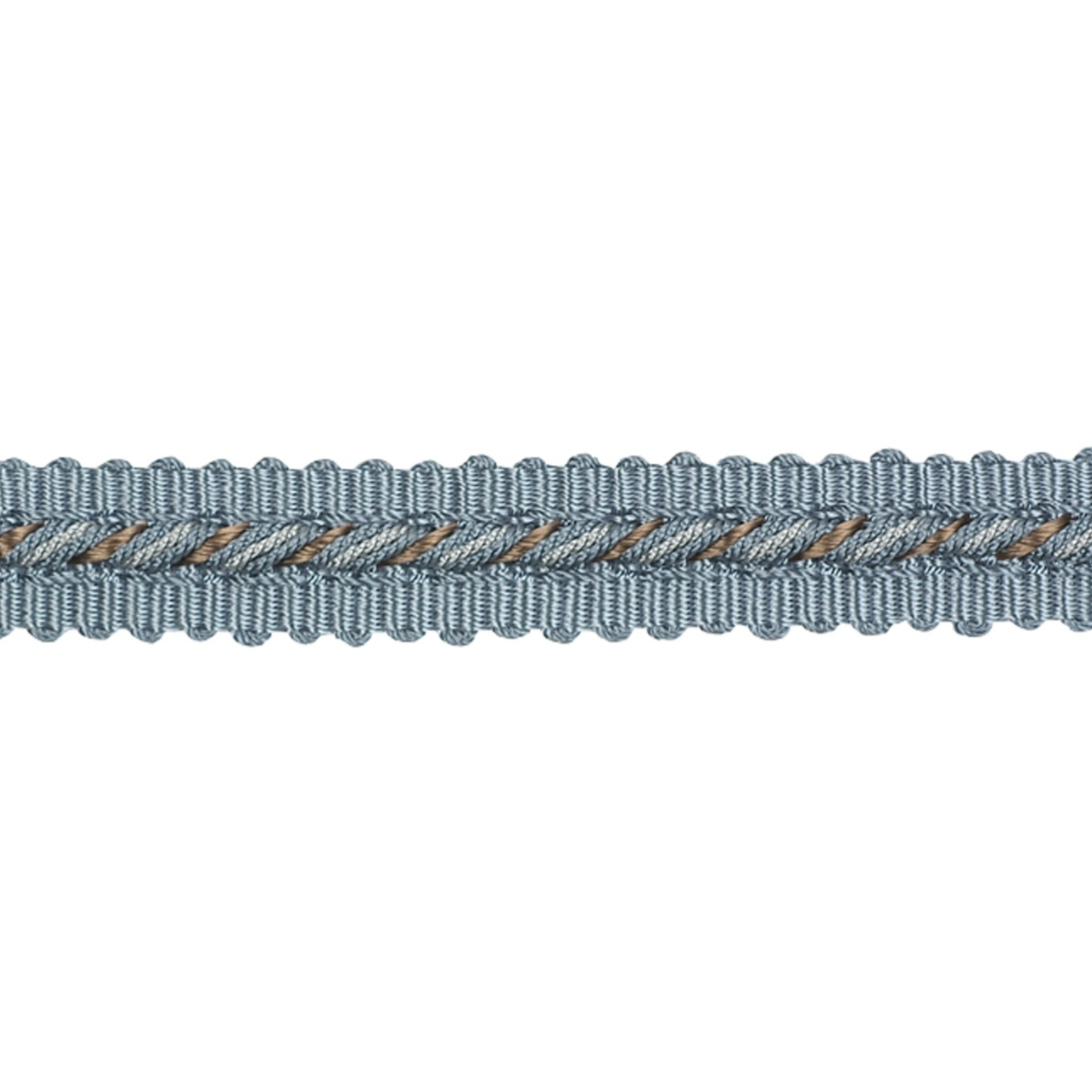 Belleforge Gimp Trim 12mm Oval Room Blue