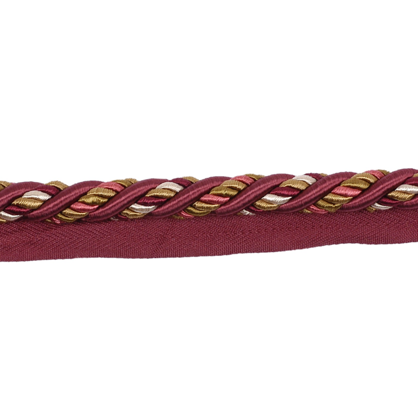 Decoluxe Piping Cord 12mm Trim Crimson Gold