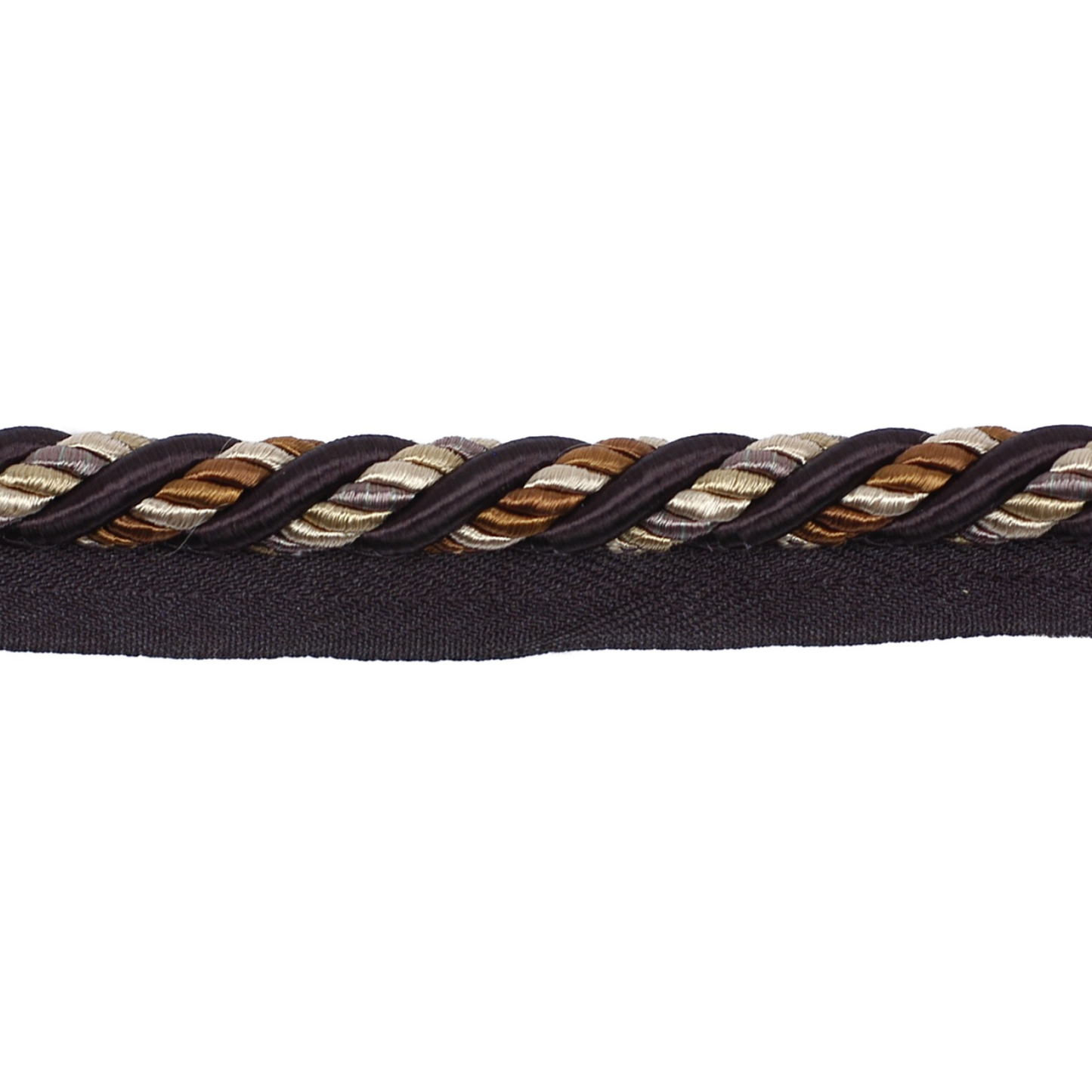 Decoluxe Piping Cord 12mm Trim Pewter Noir