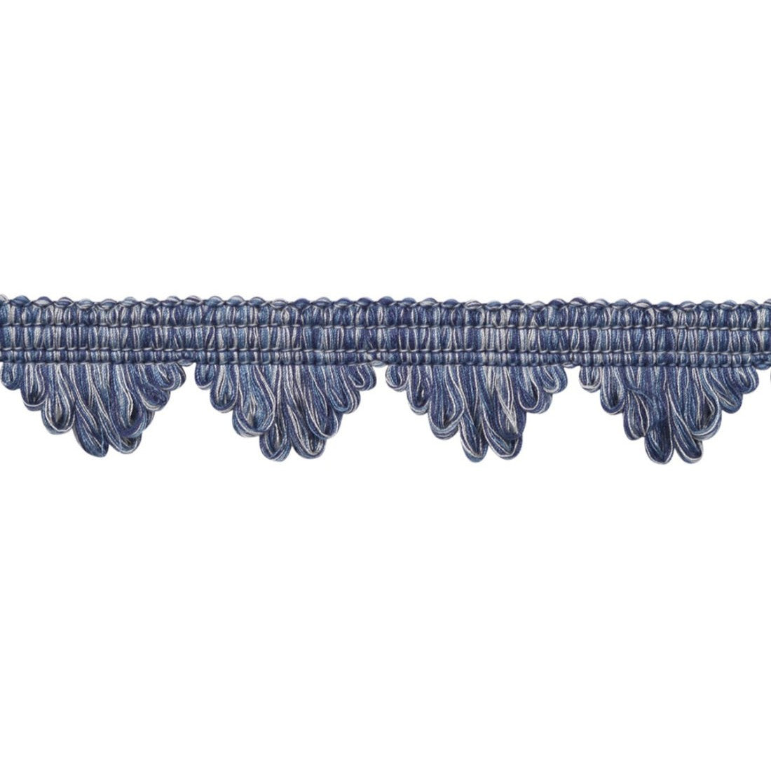 Laura Ashley Fan Edge Braid Fringe Trim Seaspray