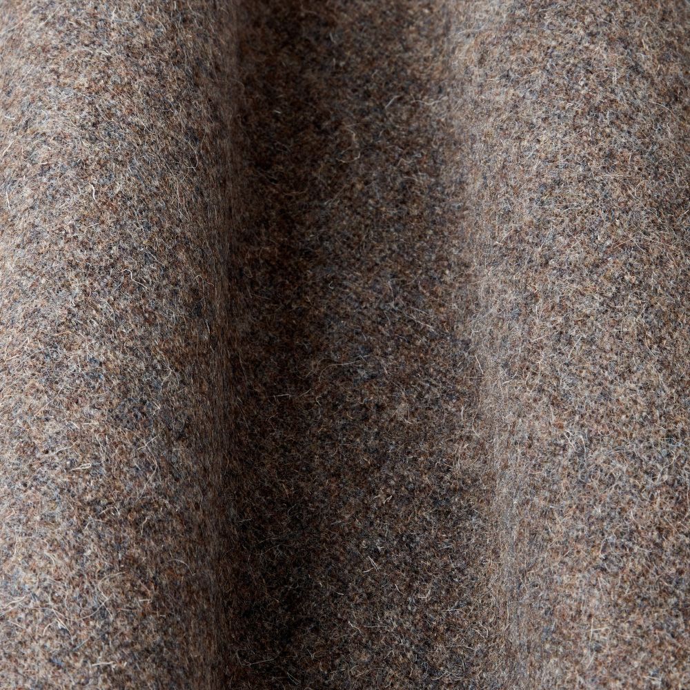 Close-up of brown fabric texture