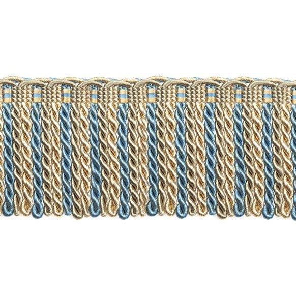 Florence Bullion Fringe Trim Sky