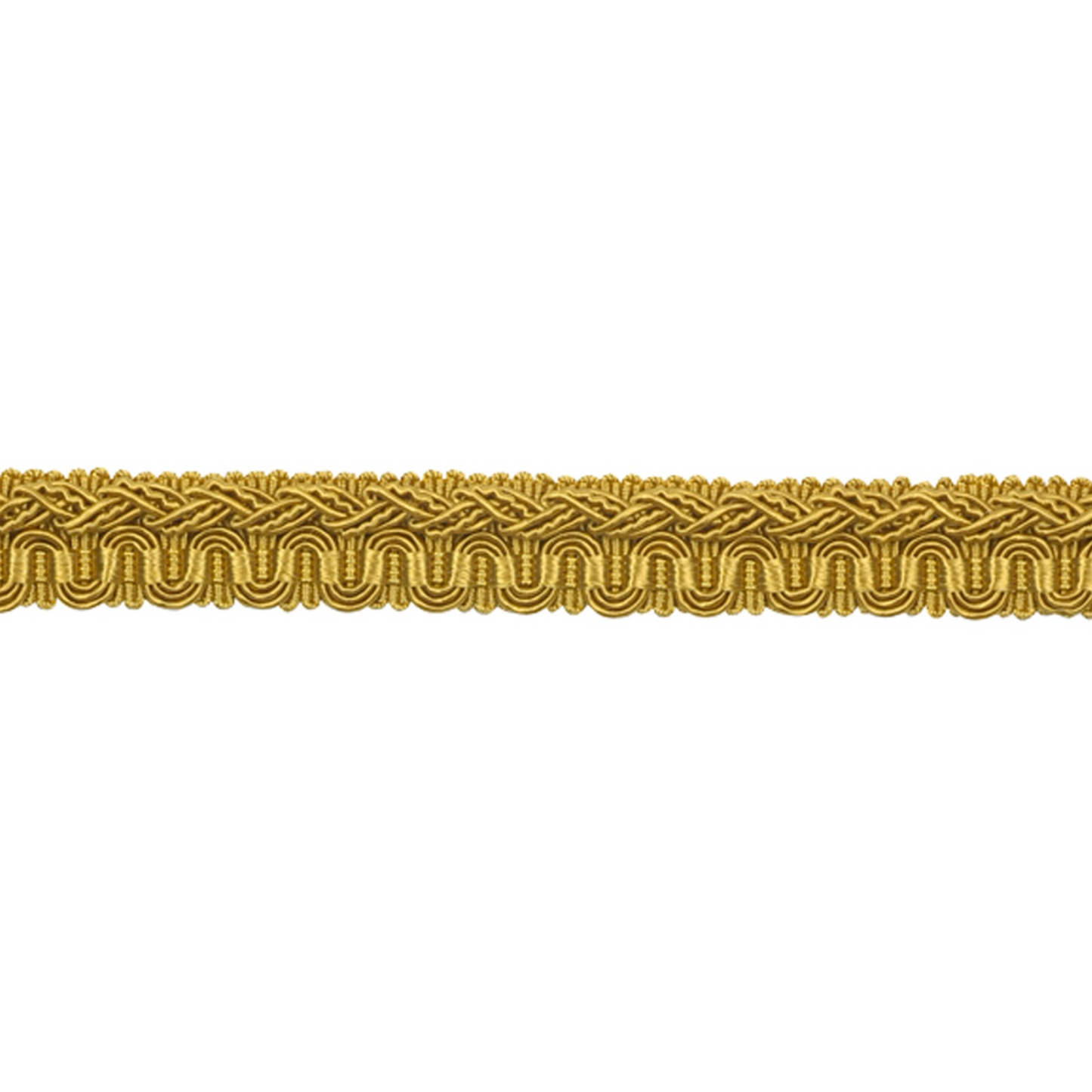 Gold decorative border on a white background