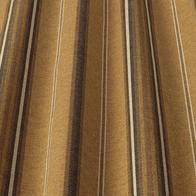 Close-up of Glenmore Stripe Fabric Mustard showcasing its textured weave and stain-resistant finish, ideal for contract-grade upholstery.