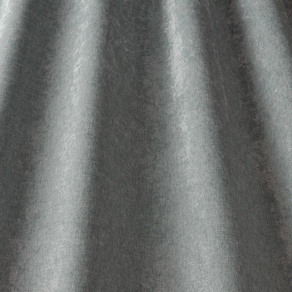 Close-up of Grosvenor Contract Chenille Duck Egg fabric draped to show soft sheen and waterproof finish for contract upholstery projects.