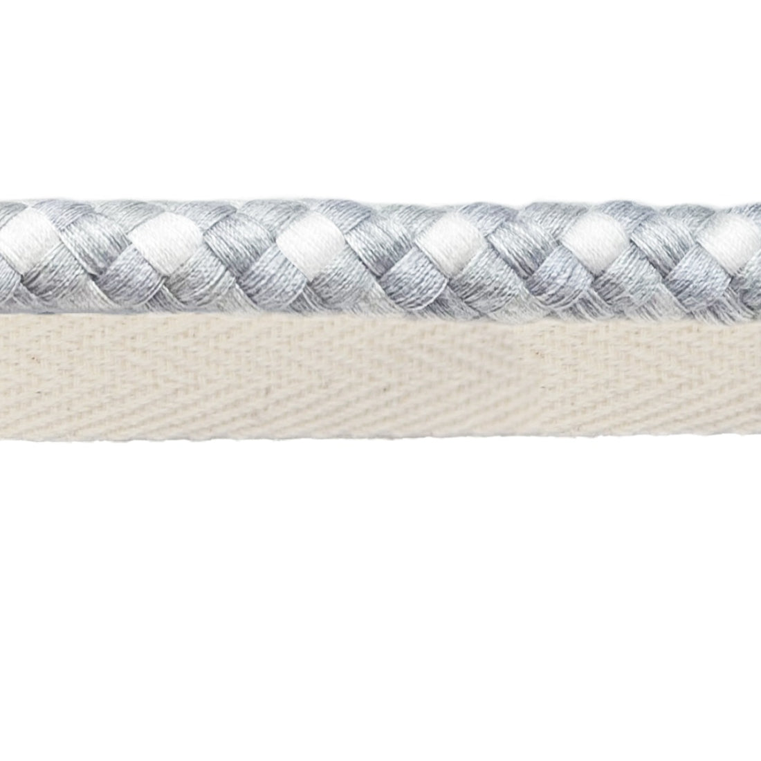 Laura Ashley Flanged Cord Braided Trim Pale Steel
