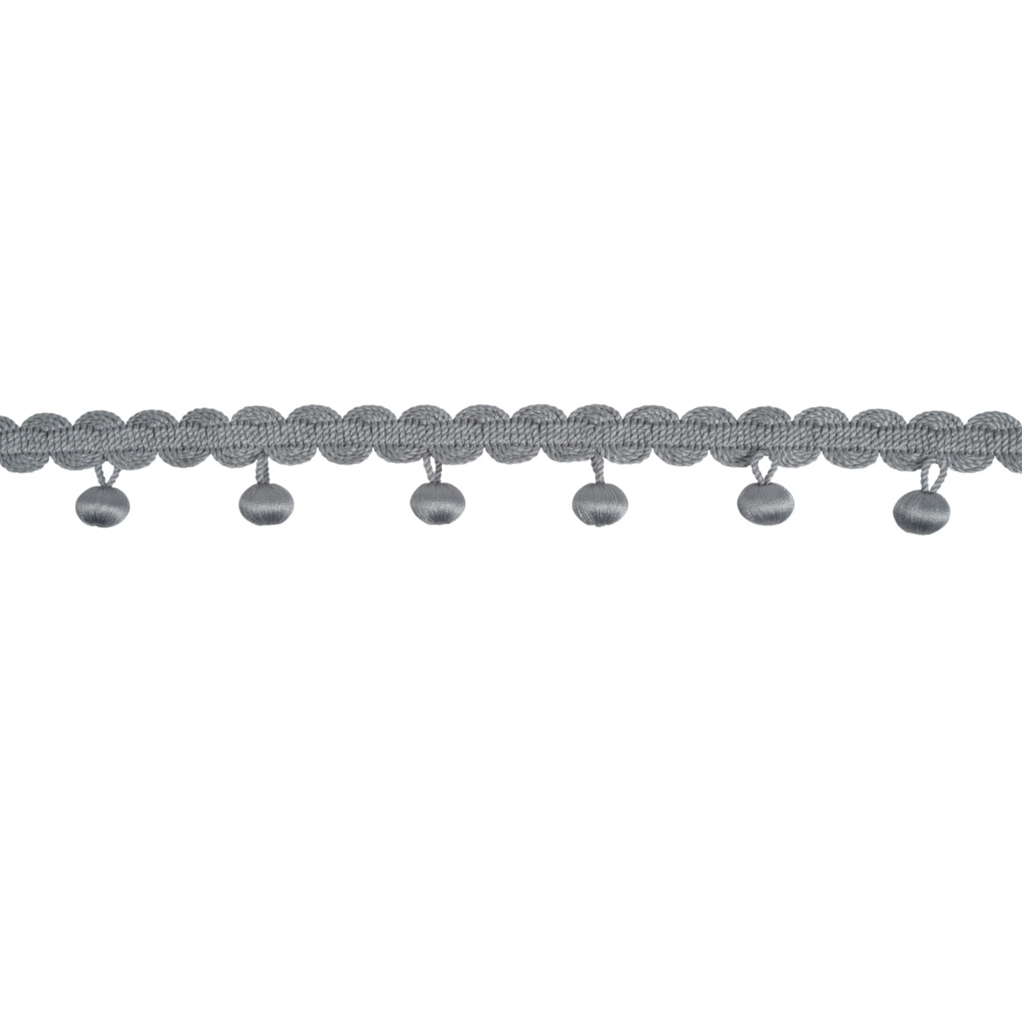 Lucent Beaded Fringe 25mm Trim Smoke