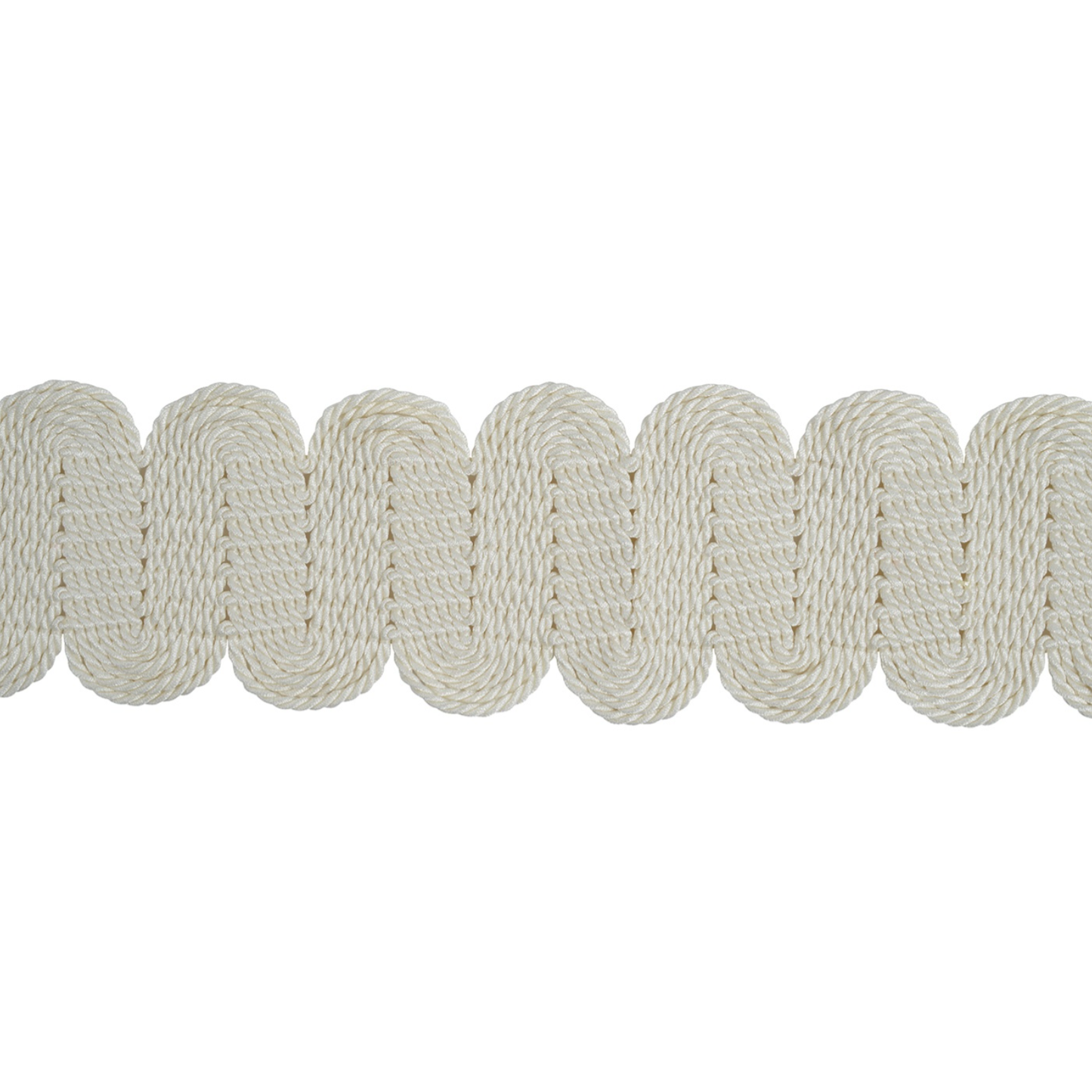 Lucent Wide Braid 60mm Trim Vanilla