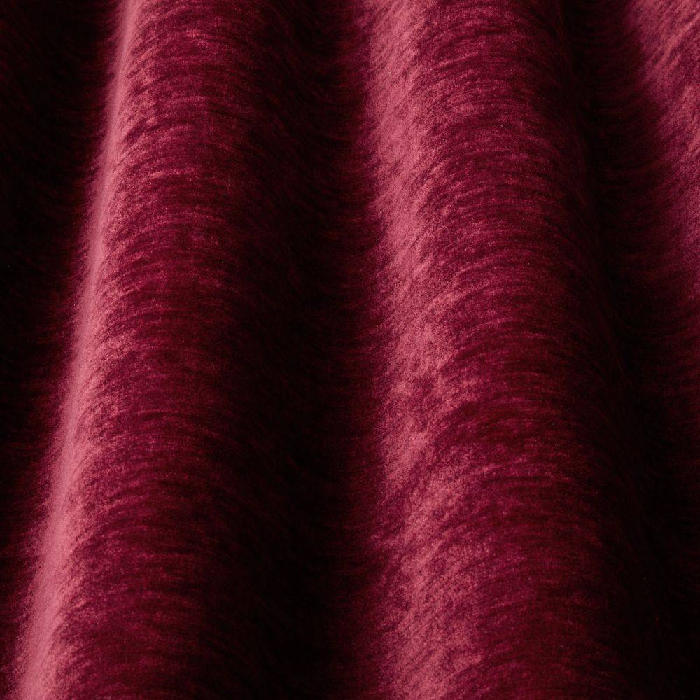 Luxe Contract Chenille Bordeaux fabric with rich burgundy tones and soft textured finish, ideal for durable upholstery in commercial interiors.