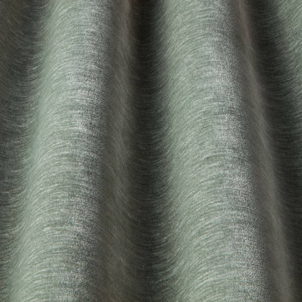 Luxe Contract Chenille Eau De Nil fabric in soft green with textured finish, ideal for durable, stain-resistant upholstery applications.