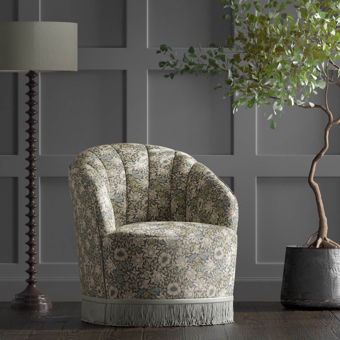 Mallow Cotton Slate-Dove