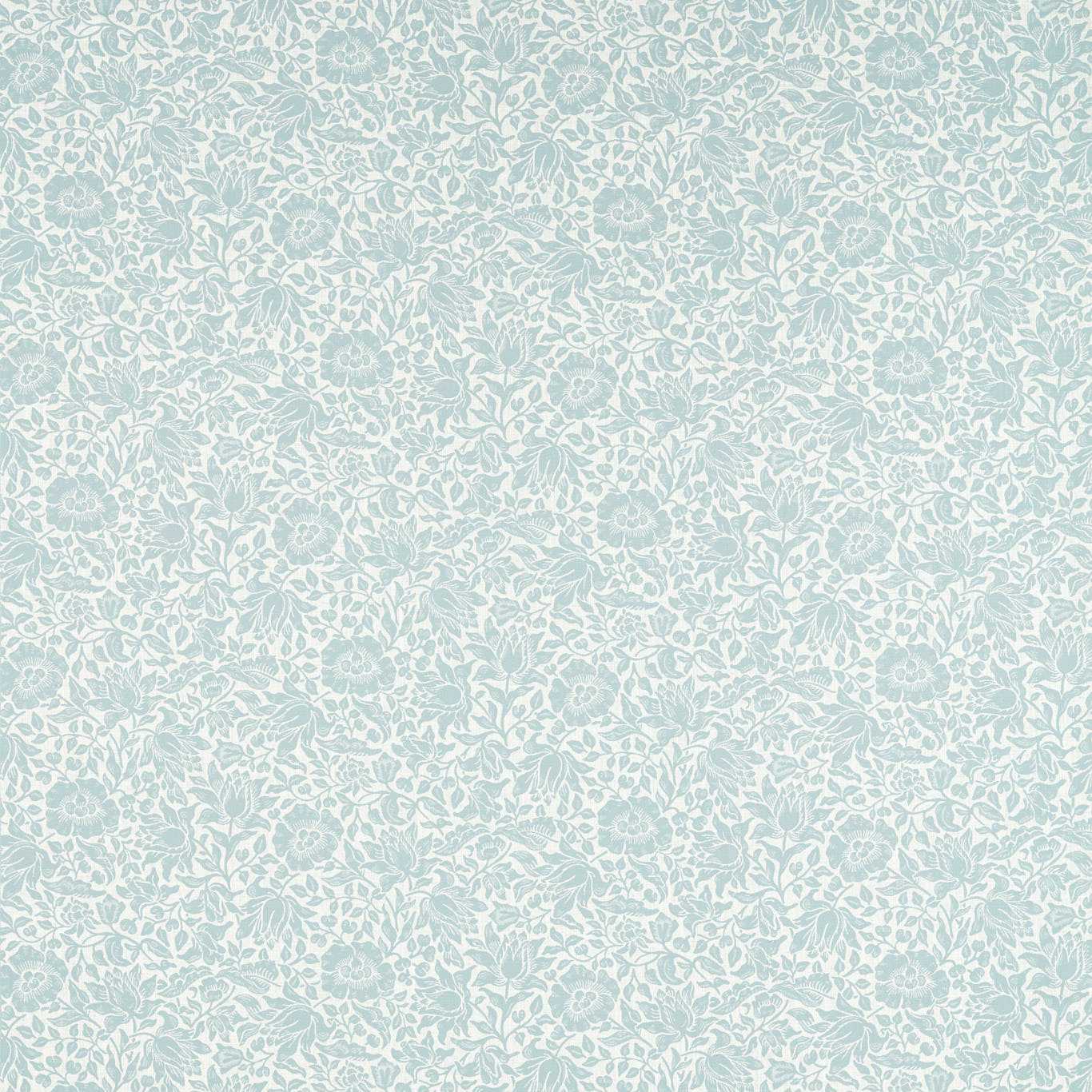 William Morris Mallow Weave Mineral Fabric for Curtains