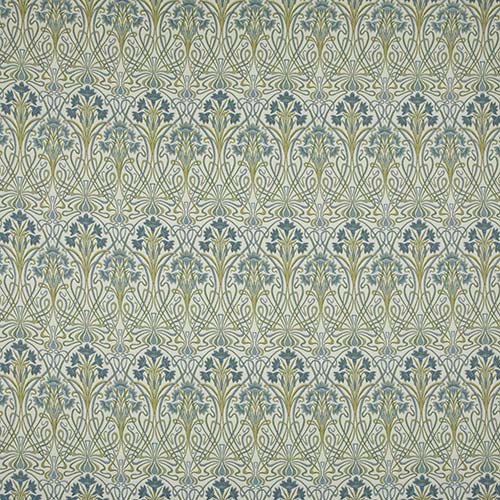 Nouveau Floral Prussian