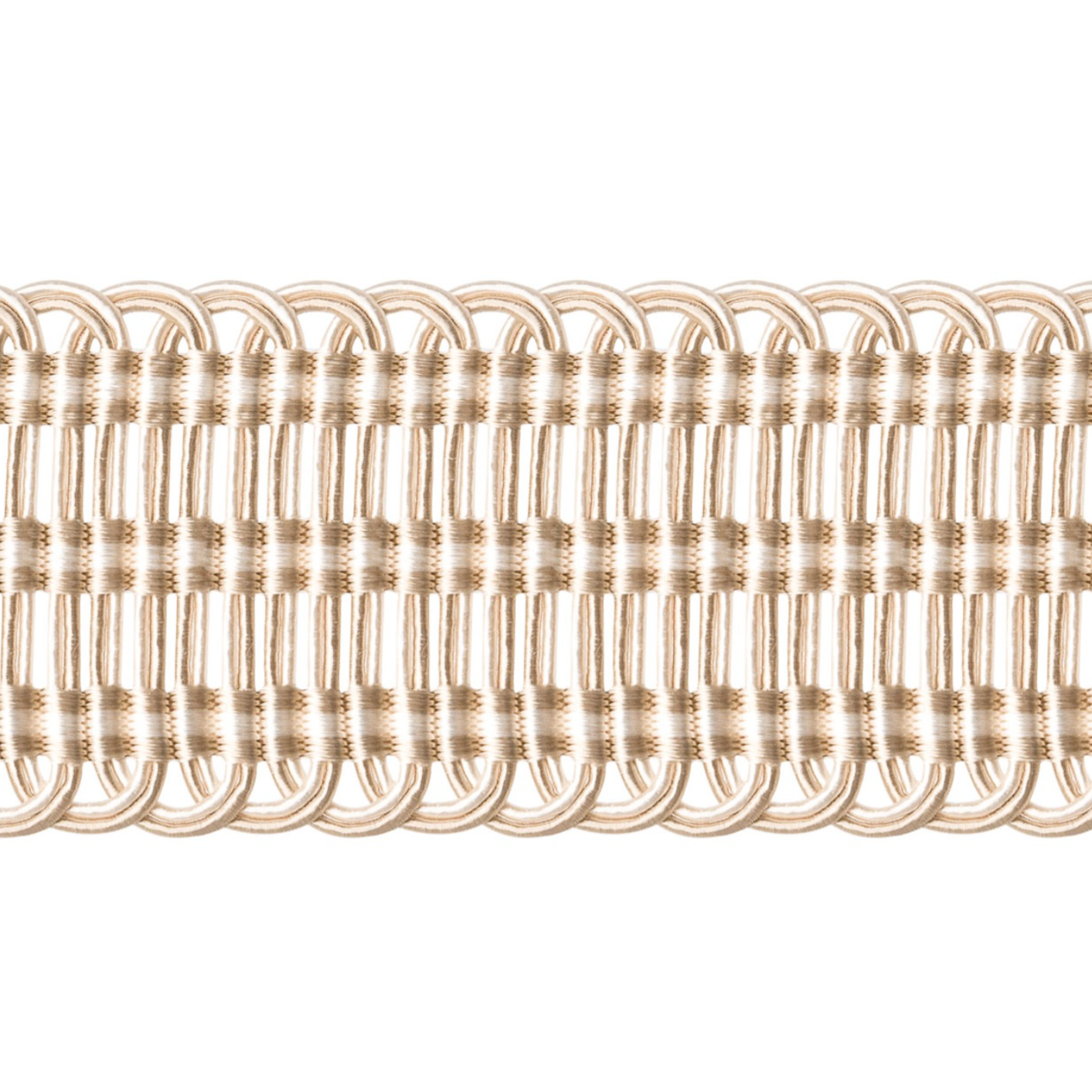 Orlaine Braid 65mm Trim Champagne