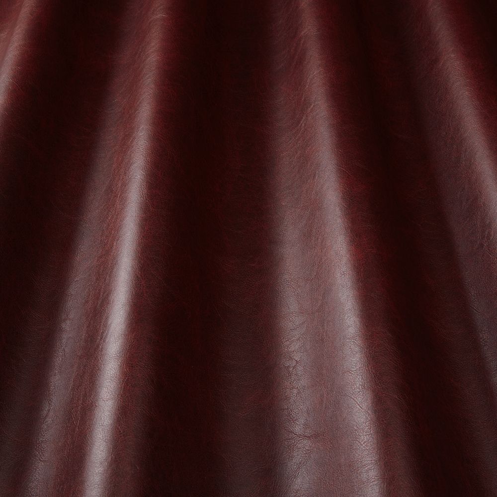 Draped Pommel Contract Upholstery Walnut leather-look vinyl showcasing its rich brown tone and flexible, waterproof surface for upholstery use.