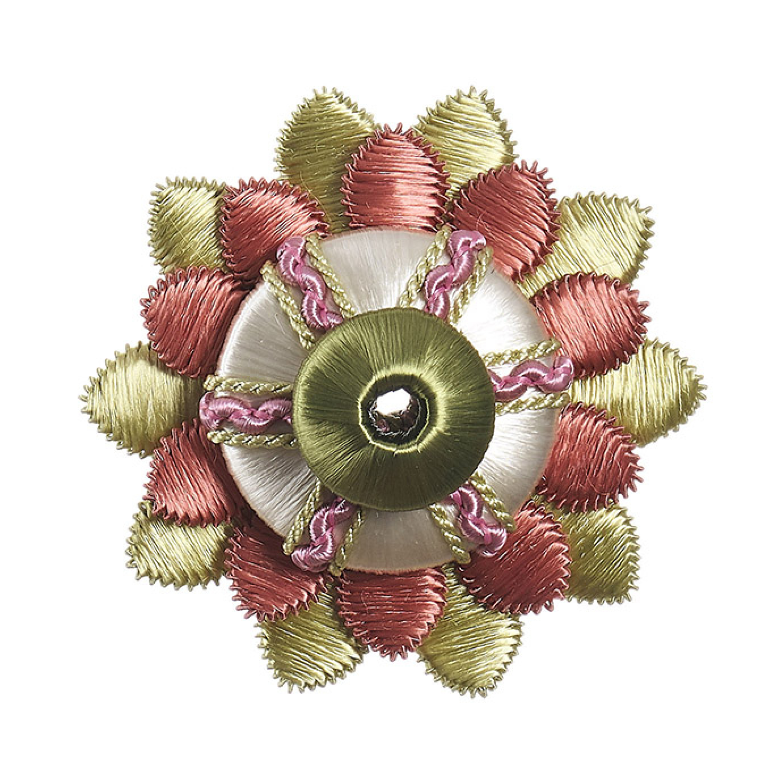 Regal Decorative 6cm Rosette Ivory Rose