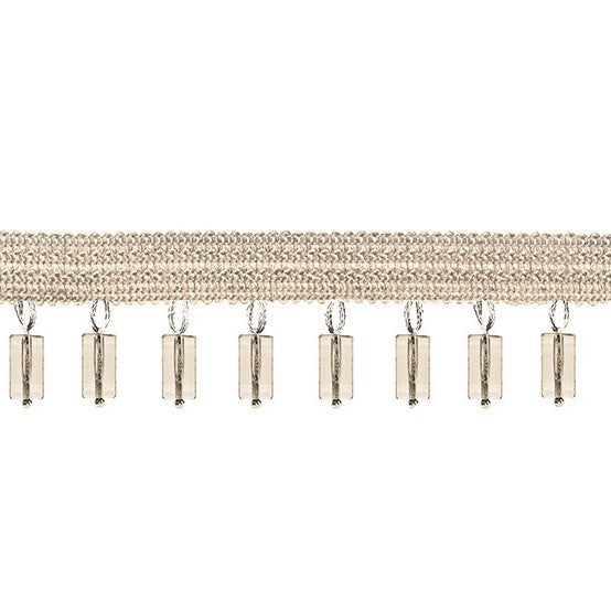 Signature Beaded Fringe Champagne