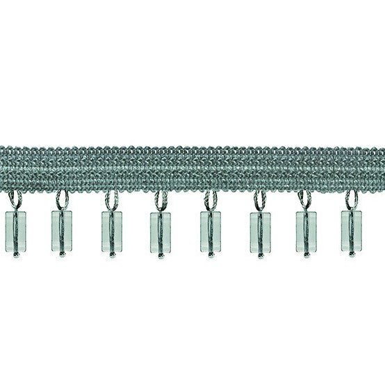 Signature Beaded Fringe County Blue