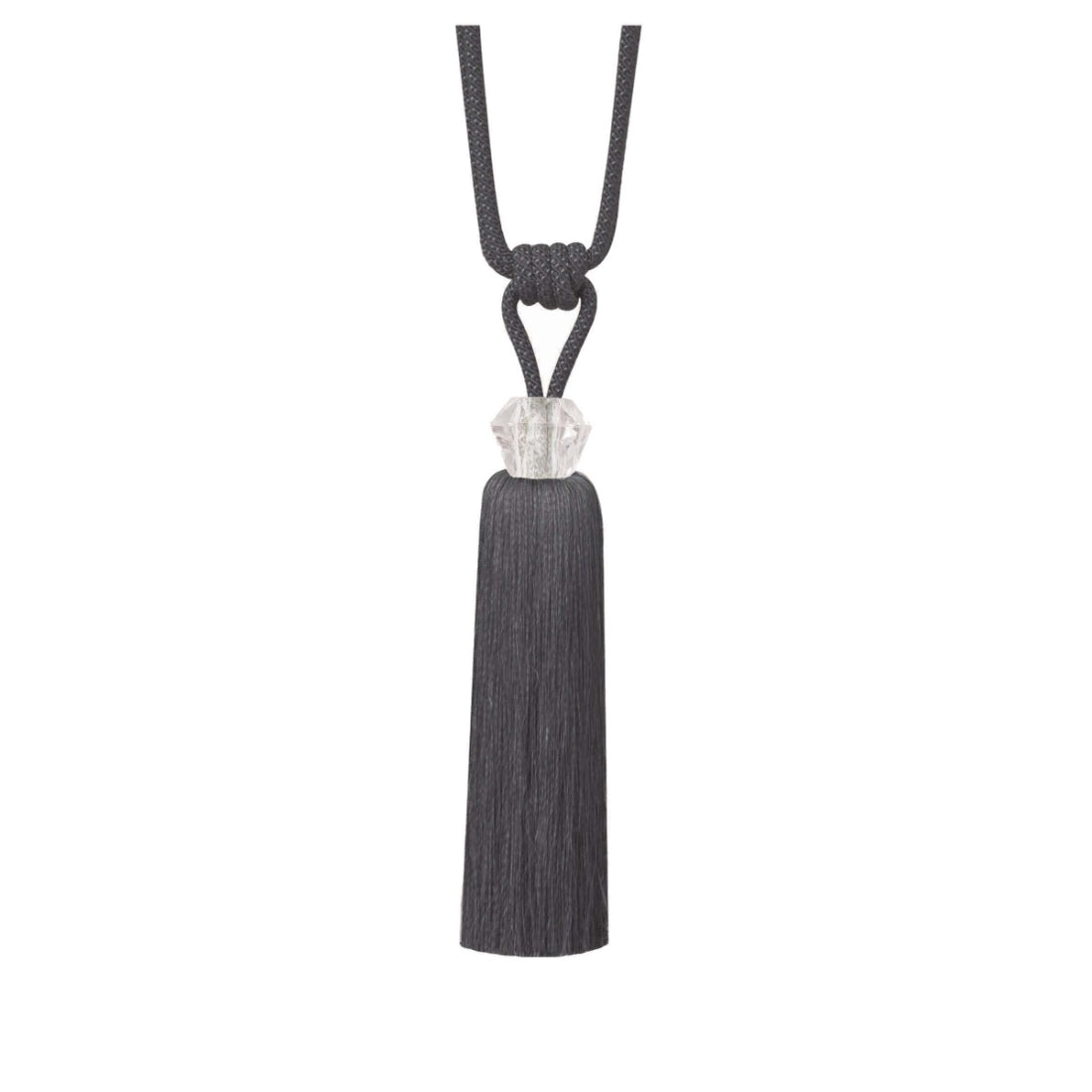 Signature Jewel Tieback Graphite