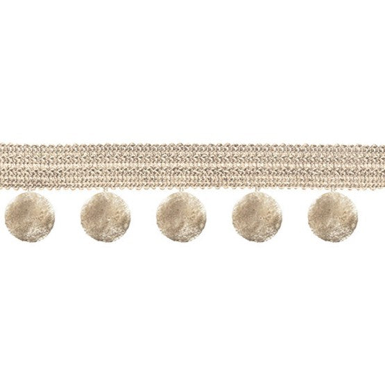 Signature Ombre Tonal Pom Pom Trim Champagne