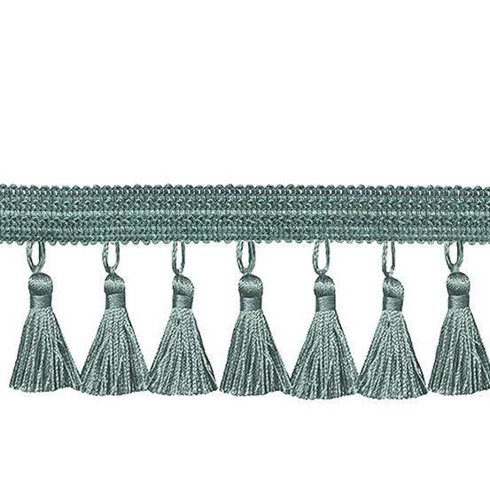 Signature Tassel Fringe County Blue