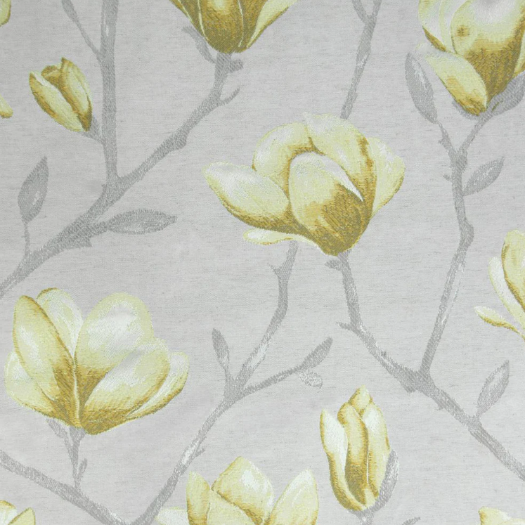 Soulby Floral Woven Jacquard Daffodil Curtains Cushion Fabric