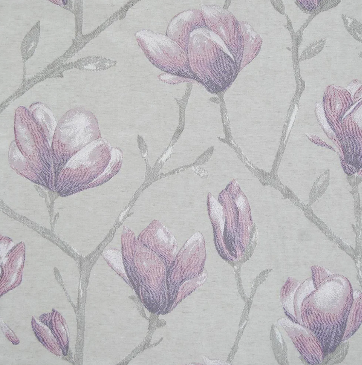 Soulby Floral Woven Jacquard Fig Drapery Fabric