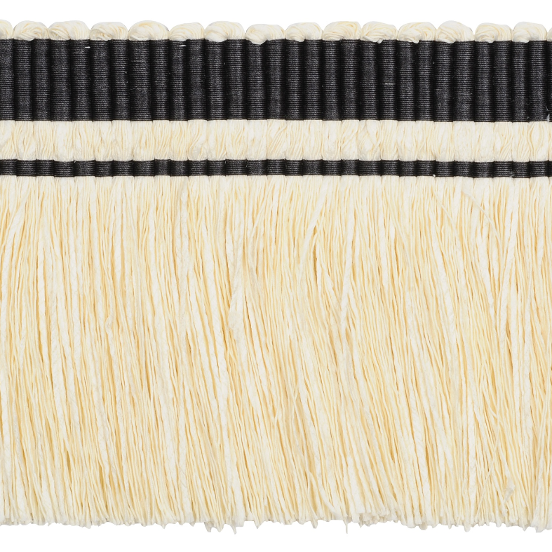 Strata Cut Fringe 120mm Trim Parchment