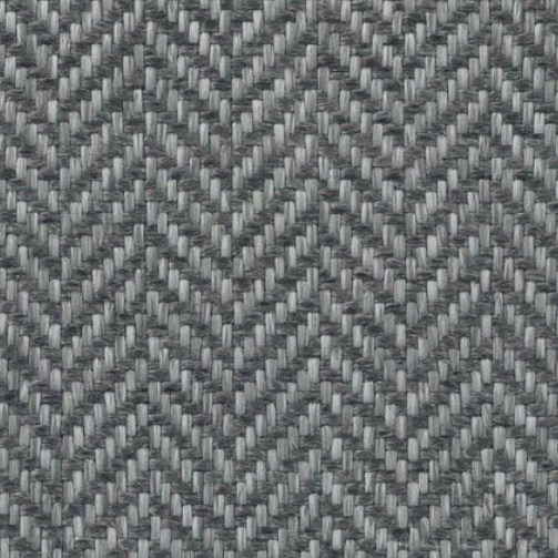 Tailored Herringbone Upholstery Fabric Ash