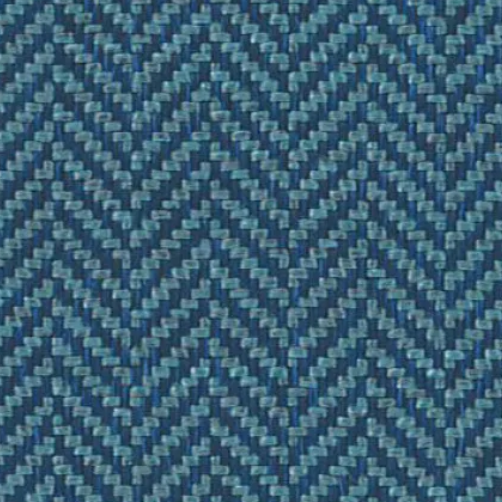 Tailored Herringbone Upholstery Fabric Prussian