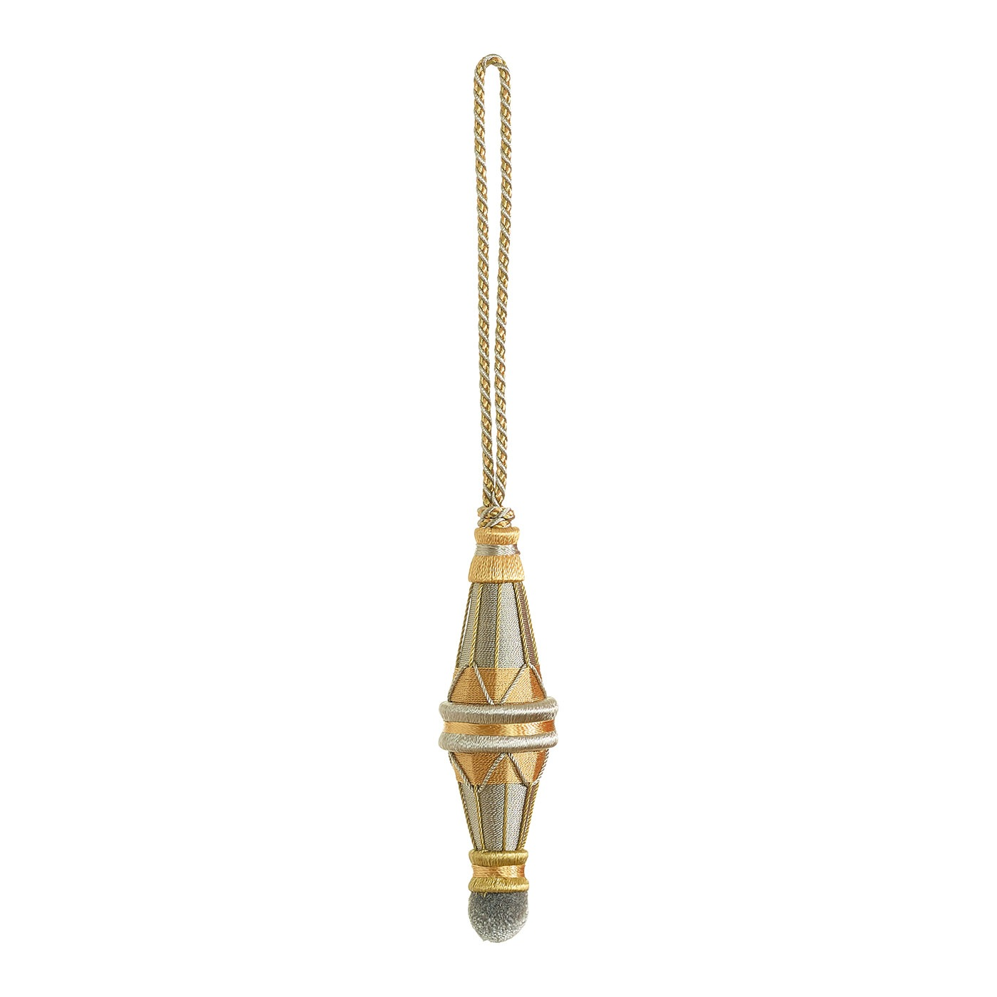 Valenza Decorative 9cm Key Tassel Amethyst Ash