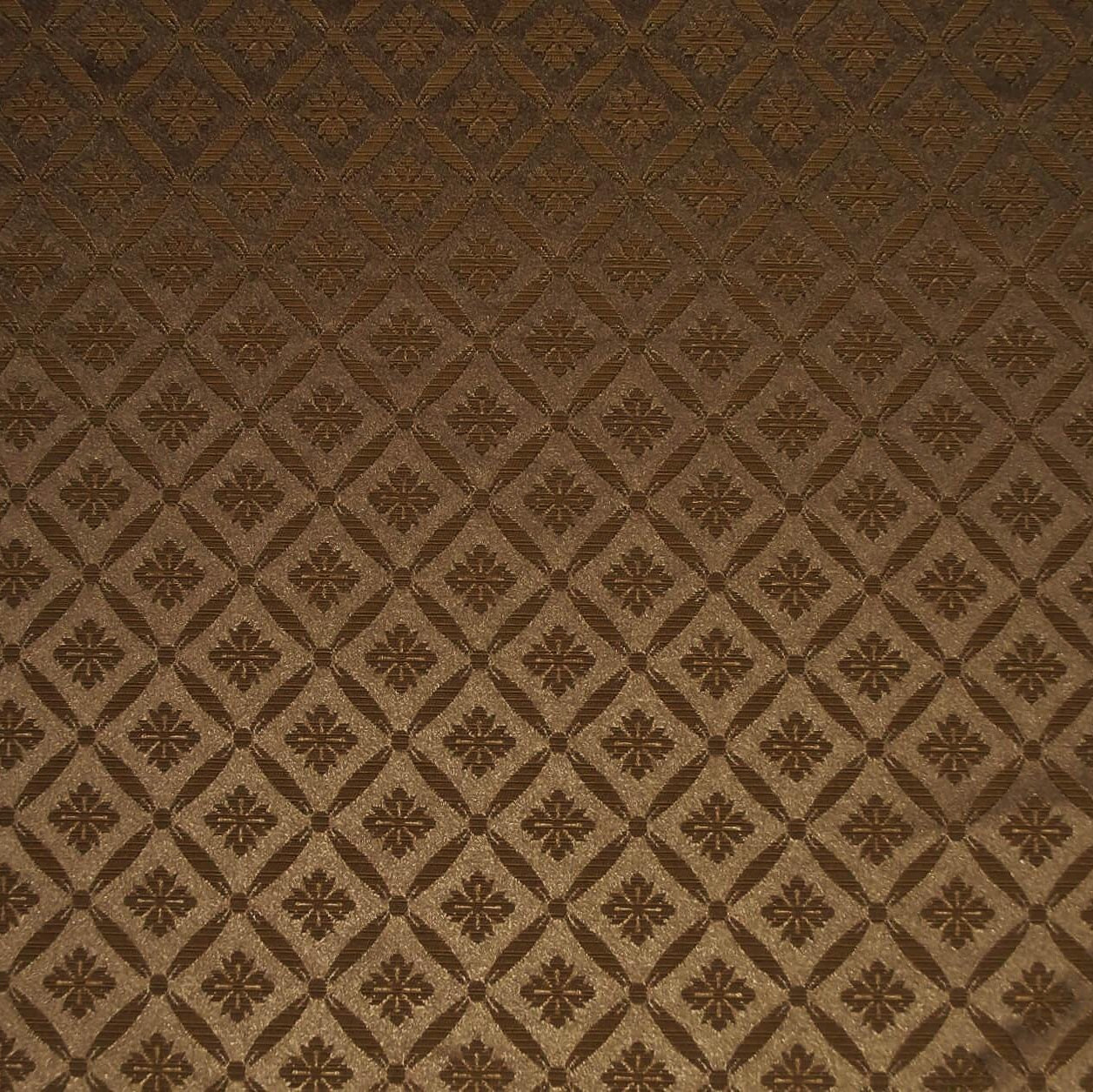 Brown fabric with a diamond pattern
