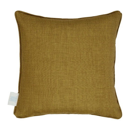 Nouveau Heron Cream Piped Edge Scatter Cushion