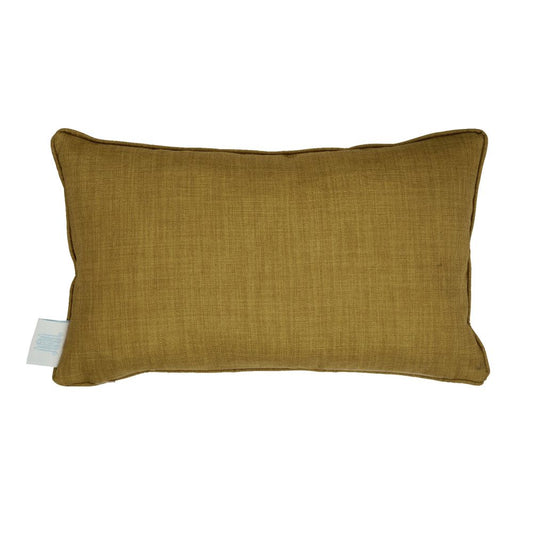 Nouveau Heron Navy Rectangular Piped Edge Cushion