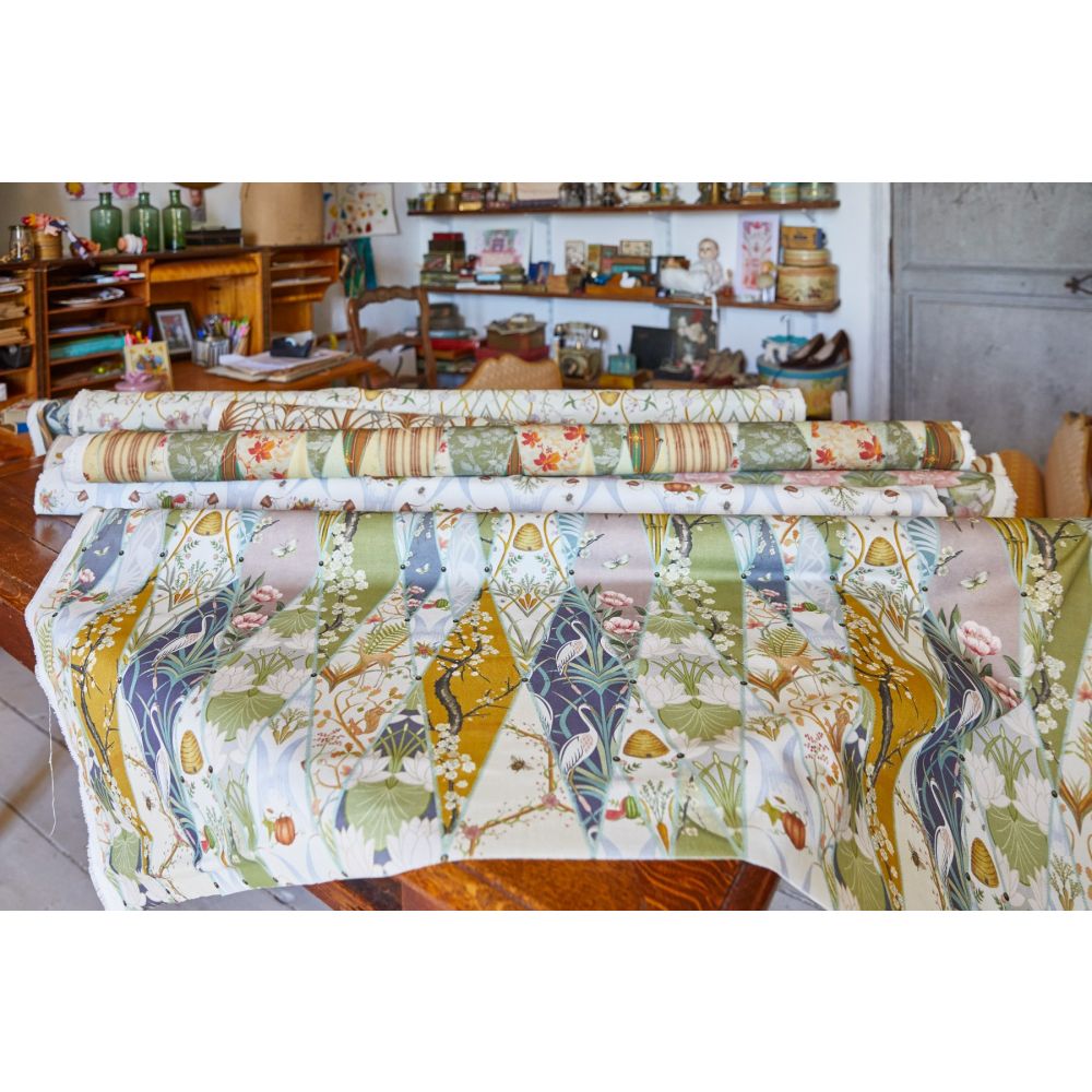 Nouveau Wallpaper Fabric