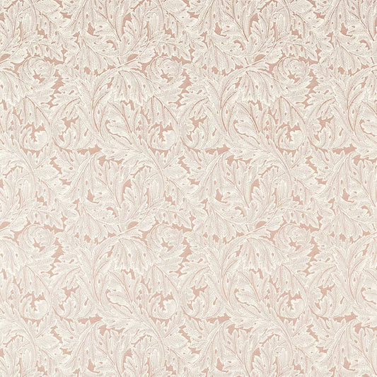 William Morris Acanthus Weave Chenille Blush Fabric for Curtains