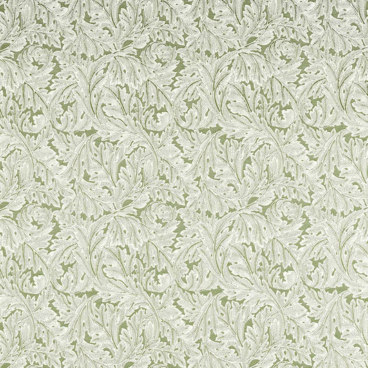 William Morris Acanthus Weave Chenille Sage Fabric for Upholstery