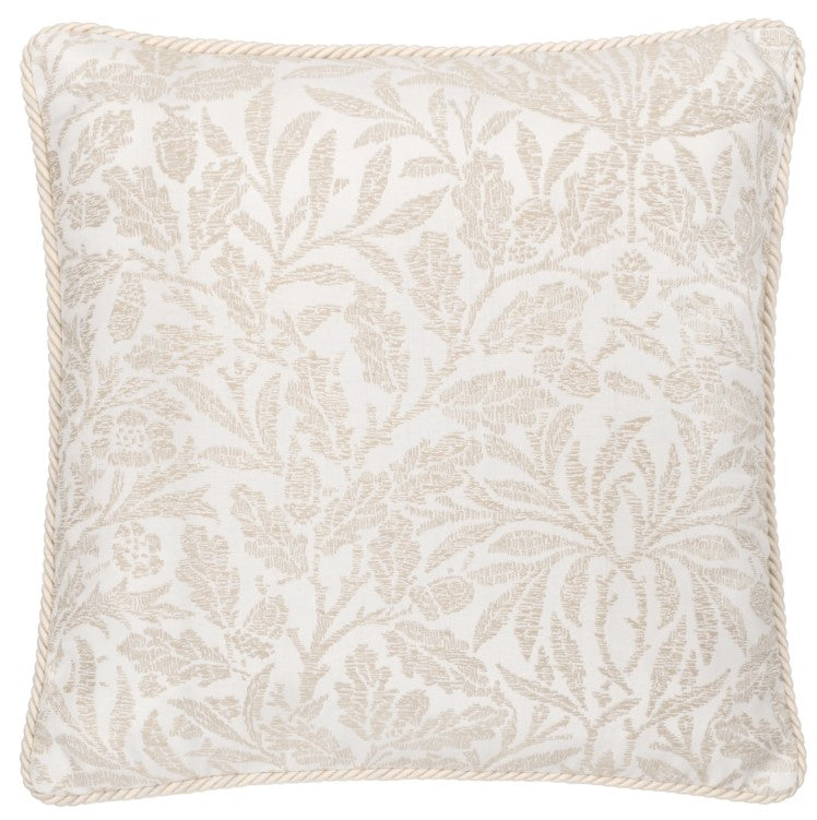 Acorn Tonal Jacquard Cushion Ivory