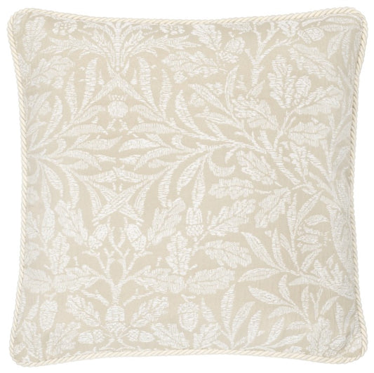 Acorn Tonal Jacquard Cushion Linen