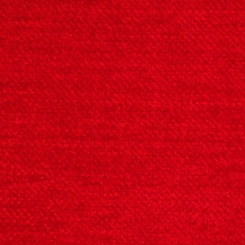 Arden Aquaclean Chenille Upholstery fabric in Rouge 